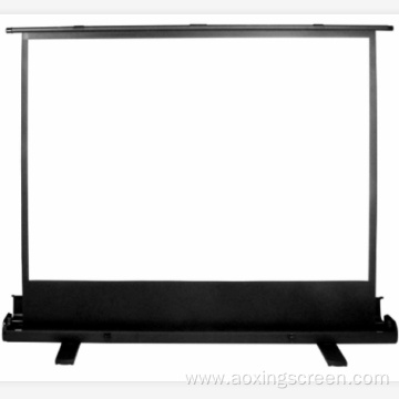 Portable Floor Rising Mobile HD Projection Screen